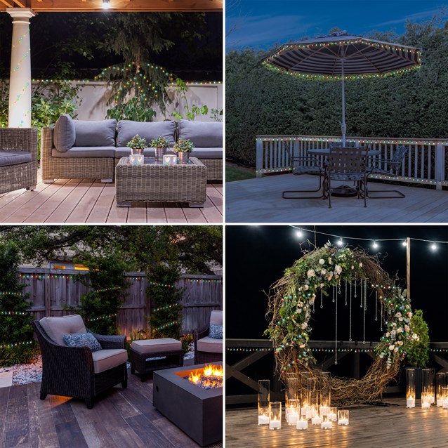 200 LED Solar String Lights - Multicolour 200 LED Solar String Lights - Multicolour