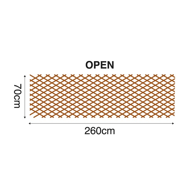 Dark IVY Artificial Willow fence - 260 x 70cm Dark IVY Artificial Willow fence - 260 x 70cm