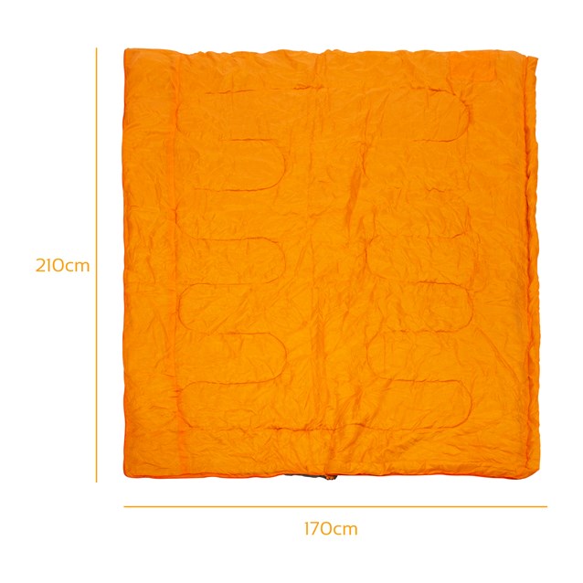 Single Envelope Sleeping Bag - 250gsm - 2 Seasons Single Envelope Sleeping Bag - 250gsm - 2 Seasons