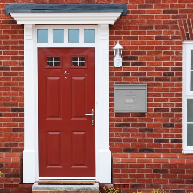 Elegance Wall Galvanised Steel Mail Box-Silver Elegance Wall Galvanised Steel Mail Box-Silver