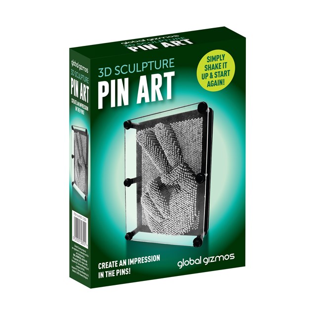 Pin Art Gadget - 8x6" Metal Pin Art Gadget - 8x6" Metal