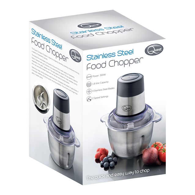 1.8L Stainless Steel Food Chopper 1.8L Stainless Steel Food Chopper
