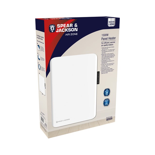 Spear & Jackson Panel Wall Heater 1500W Spear & Jackson Panel Wall Heater 1500W