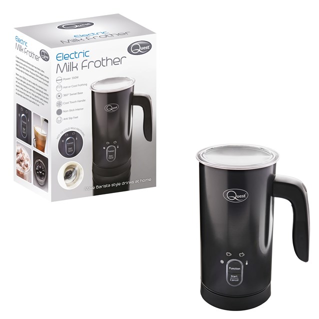 Electric Milk Frother 0.3L Black Electric Milk Frother 0.3L Black