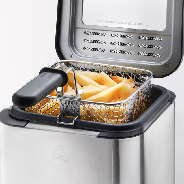 1.5L Brushed Stainless Steel Deep Fryer 1.5L Brushed Stainless Steel Deep Fryer