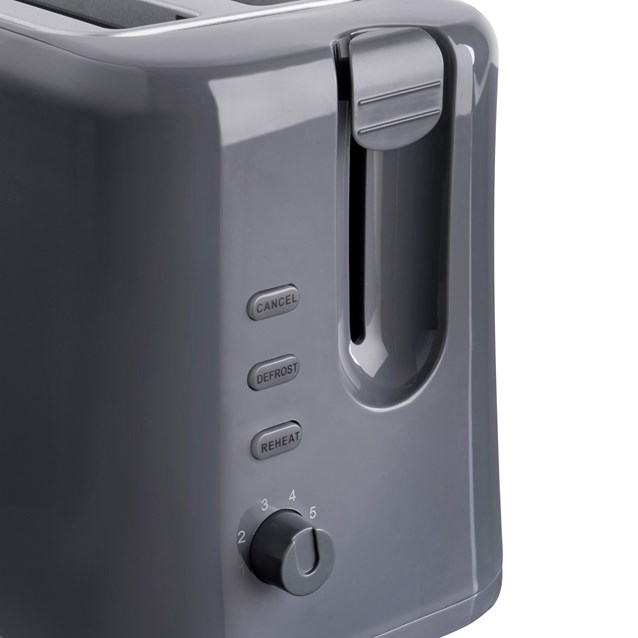 2-Slice Toaster - Grey 2-Slice Toaster - Grey