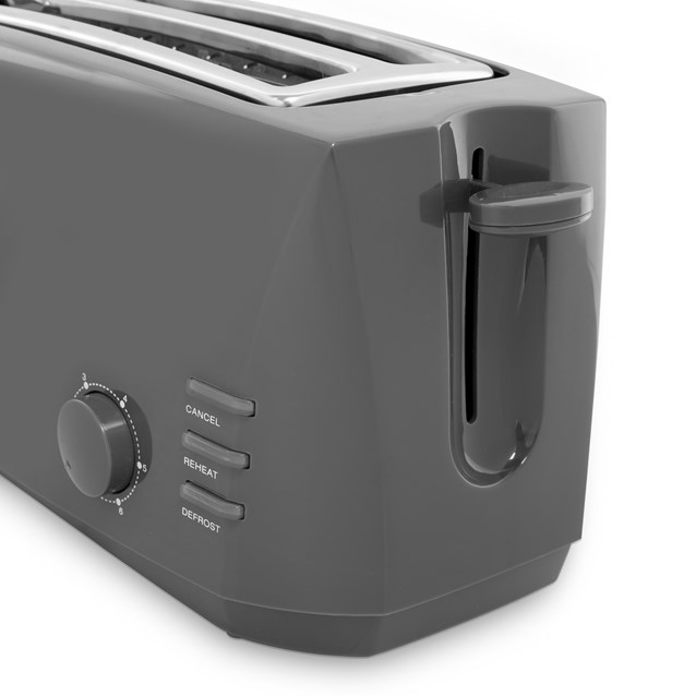 4 Slice Cool Touch Toaster - Grey 4 Slice Cool Touch Toaster - Grey