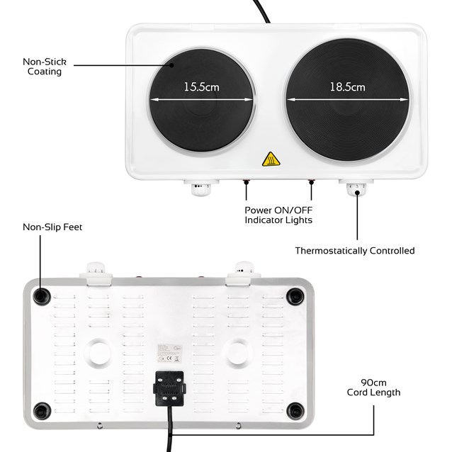 Double Hot Plate - 2500 Watt Double Hot Plate - 2500 Watt