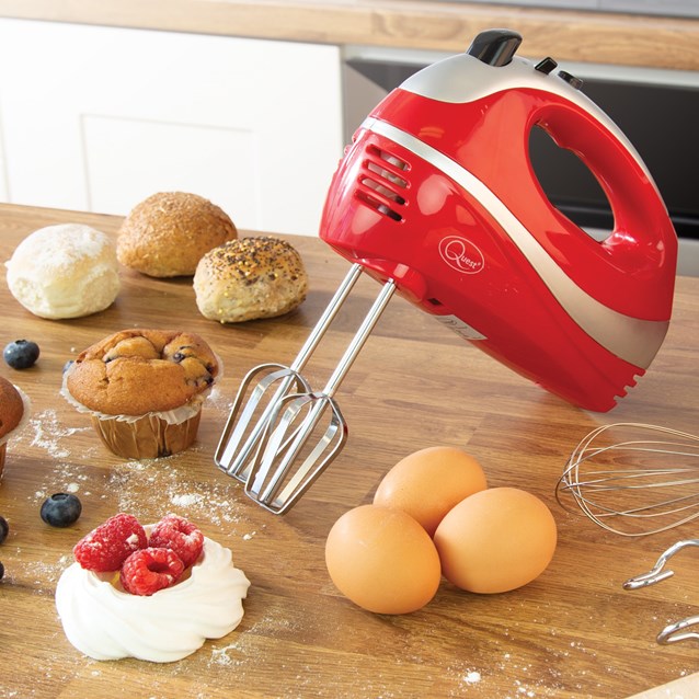 Professional Hand Mixer - Red/Silver Professional Hand Mixer - Red/Silver