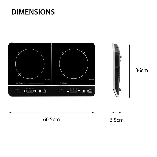 Twin Digital Induction Hob Twin Digital Induction Hob