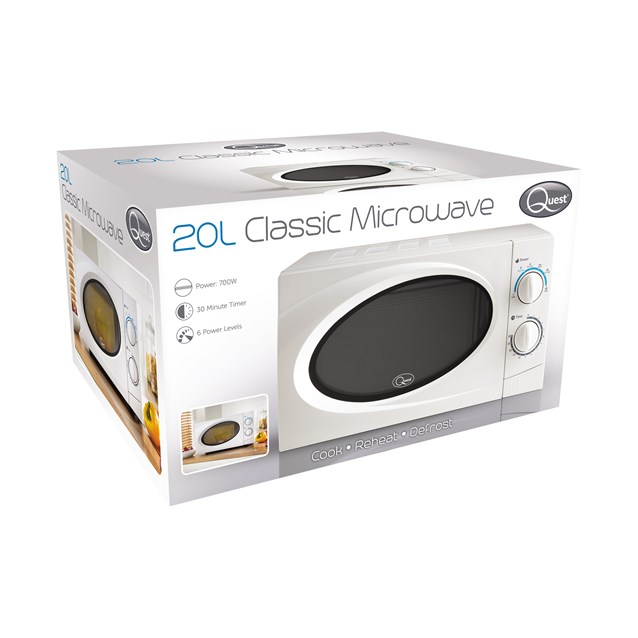 20L Microwave - White 20L Microwave - White