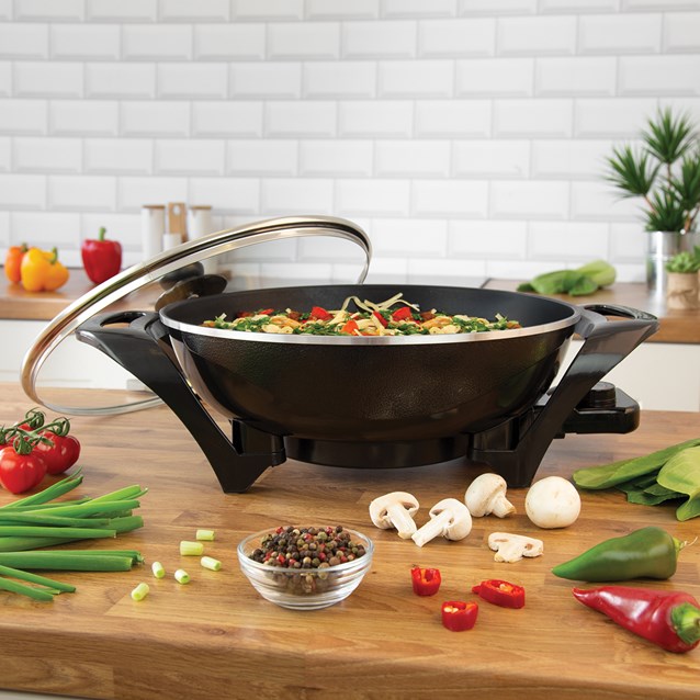 Electric Non-Stick Wok/ Multi Cooker Electric Non-Stick Wok/ Multi Cooker