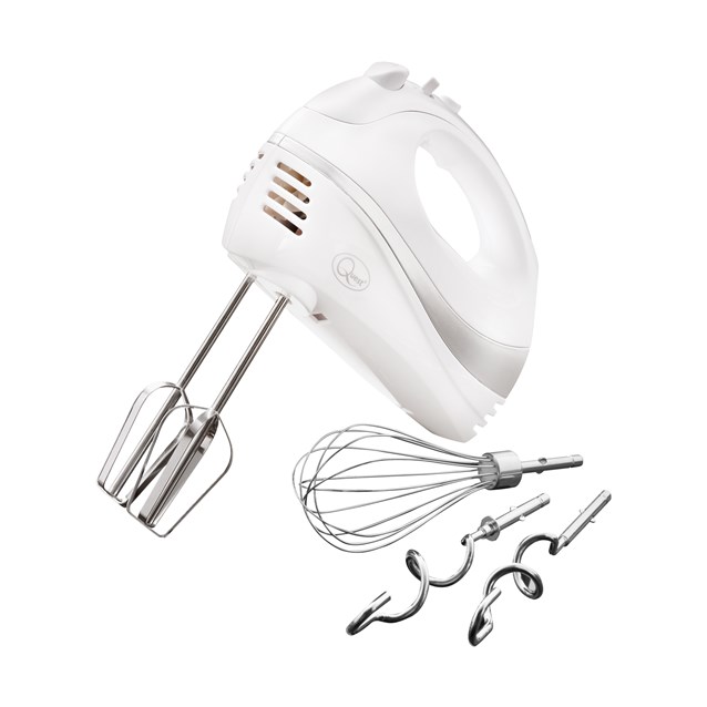Professional Hand Mixer - White/Silver Professional Hand Mixer - White/Silver