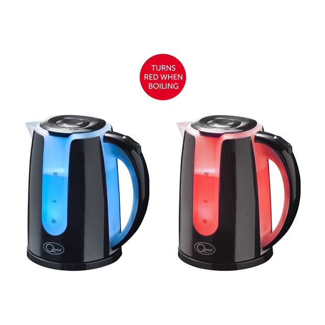 Dual LED Illuminated Kettle - 1.7Ltr Black Dual LED Illuminated Kettle - 1.7Ltr Black