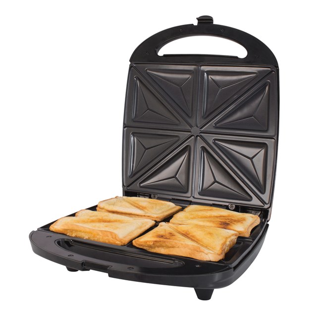 4 Portion Sandwich Toaster - Stainless Steel 4 Portion Sandwich Toaster - Stainless Steel