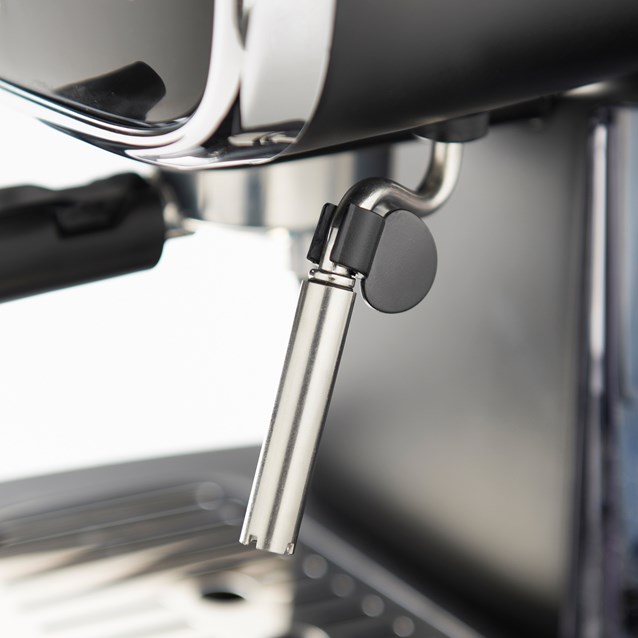 Retro Coffee Machine with Milk Frother Retro Coffee Machine with Milk Frother