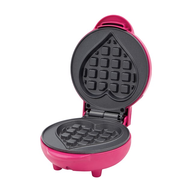12cm Heart Waffle Maker - Pink 12cm Heart Waffle Maker - Pink