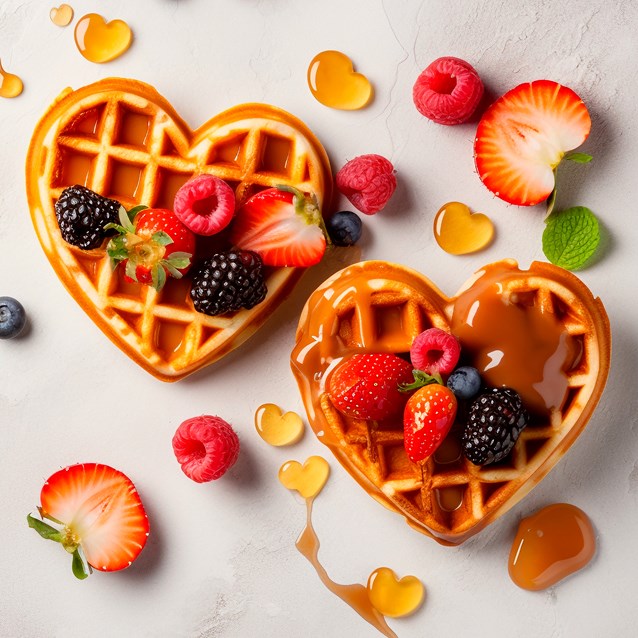 12cm Heart Waffle Maker - Pink 12cm Heart Waffle Maker - Pink