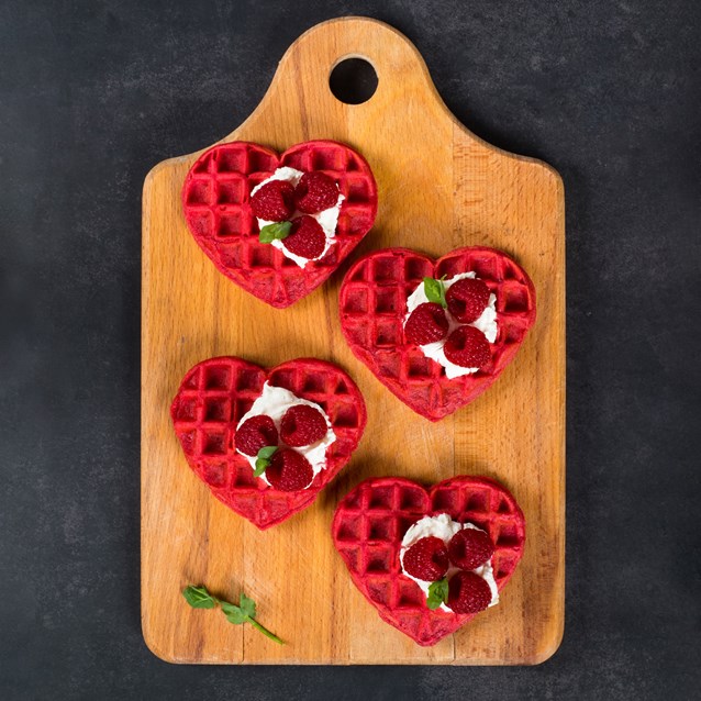 12cm Heart Waffle Maker - Pink 12cm Heart Waffle Maker - Pink