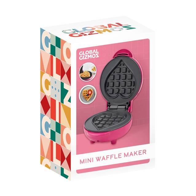 12cm Heart Waffle Maker - Pink 12cm Heart Waffle Maker - Pink