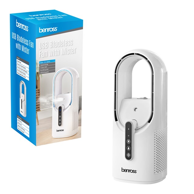 USB Bladeless Fan With Mister USB Bladeless Fan With Mister
