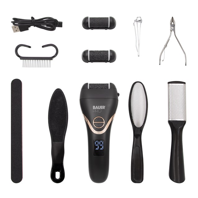 Bauer Electronic Foot File with Accessories Bauer Electronic Foot File with Accessories