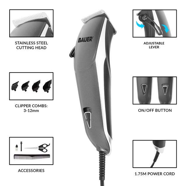 Bauer Hair Clipper Set Bauer Hair Clipper Set