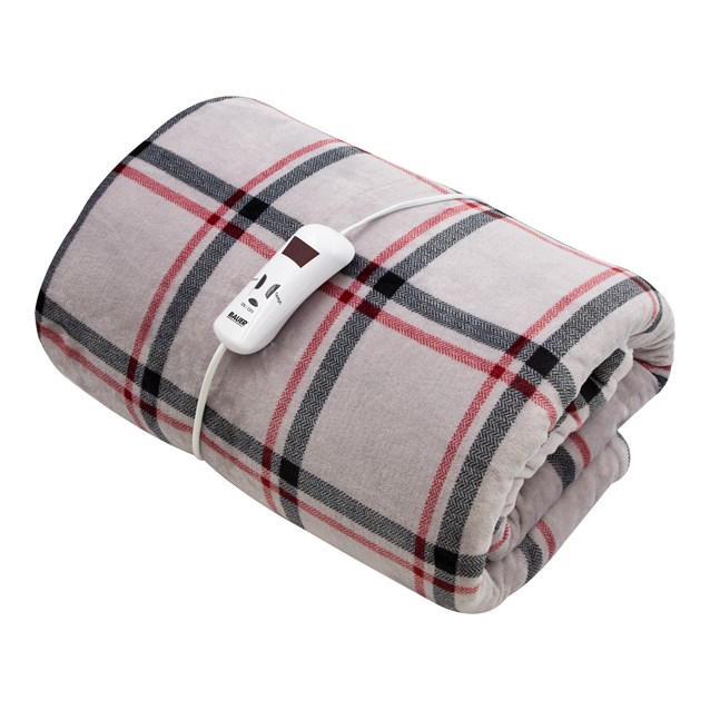 Bauer Luxury Soft Touch Heated Throw Plaid 120x160 Bauer Luxury Soft Touch Heated Throw Plaid 120x160