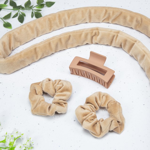 Bauer Soft Heatless Curler Set - Beige Bauer Soft Heatless Curler Set - Beige