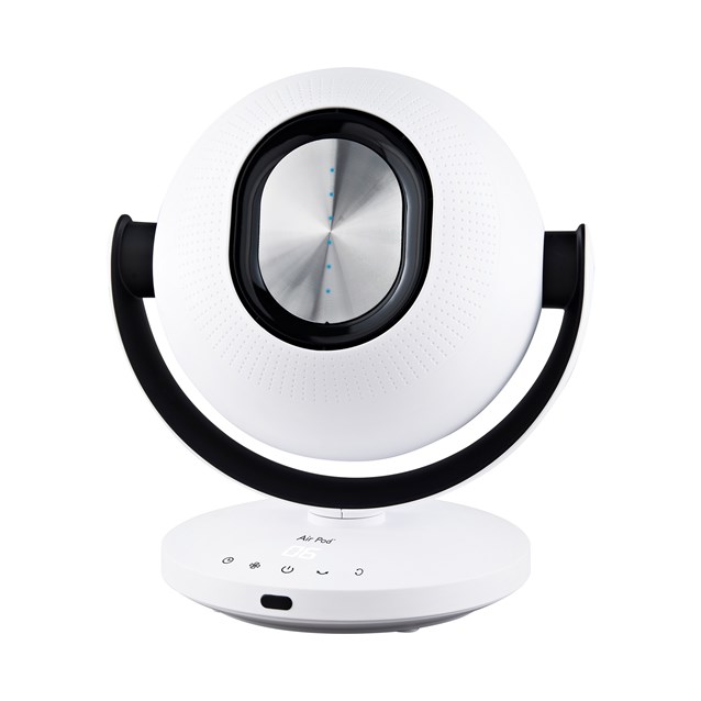 Air Pod Bladeless Fan in White by Tors+Olsson Air Pod Bladeless Fan in White by Tors+Olsson