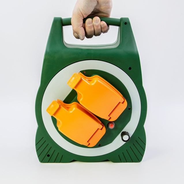 2 Way 15M Outdoor Cable Reel - 13A 2 Way 15M Outdoor Cable Reel - 13A