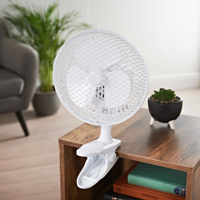 6" 2 in 1 Desk/Clip Fan