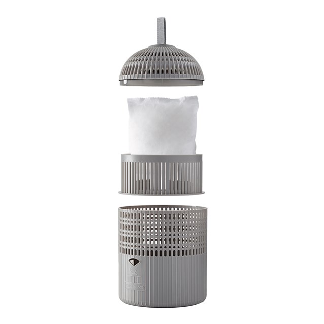 T+O 950ml refillable Dehumidifier - Mist Grey