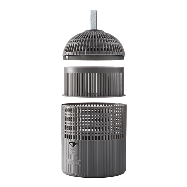 T+O 950ml refillable Dehumidifier - Charcoal Grey