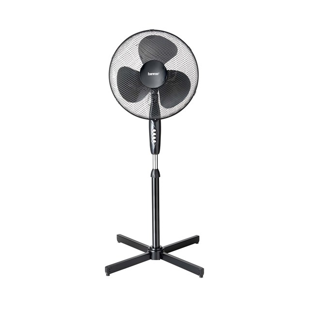 16" Oscillating Stand Fan - Black 16" Oscillating Stand Fan - Black