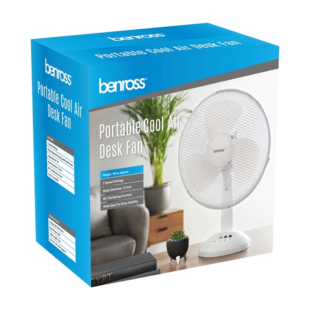 12" Desk Fan 12" Desk Fan