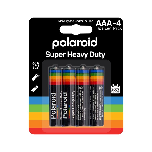 4PK AAA Polaroid Heavy Duty  Battery 4PK AAA Polaroid Heavy Duty  Battery