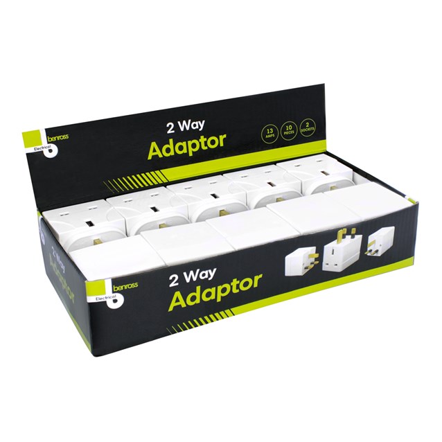 2 Way Adaptor - 13A 2 Way Adaptor - 13A