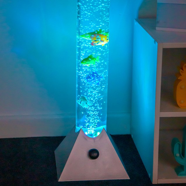 90cm Water Bubble Lamp With Fish (Brown Box) 90cm Water Bubble Lamp With Fish (Brown Box)