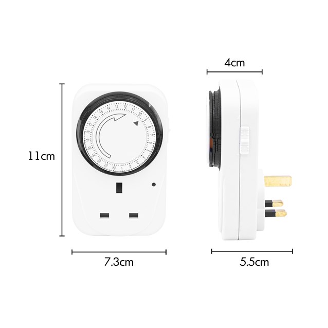 24-Hour Plug-In Timer Socket (Large) 24-Hour Plug-In Timer Socket (Large)