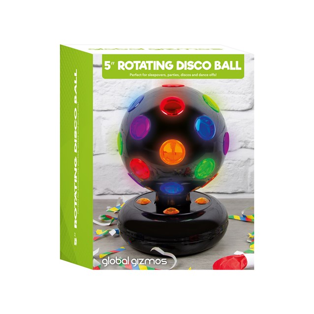 5" LED Disco Ball - Black 5" LED Disco Ball - Black