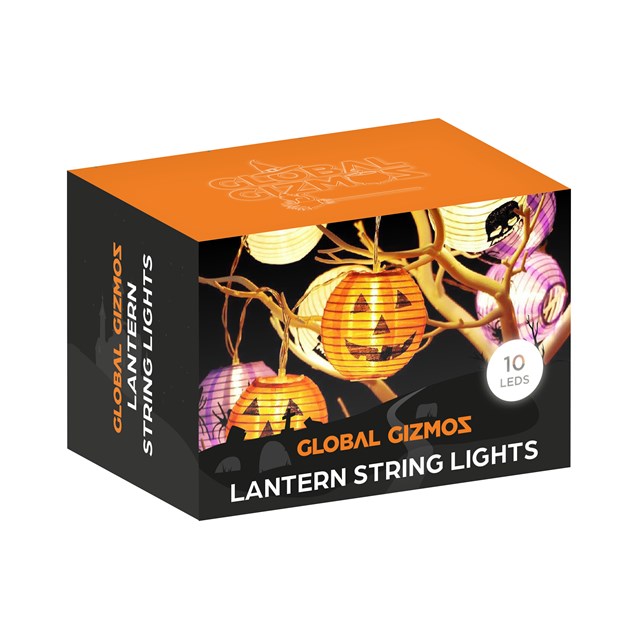 Halloween Paper Lantern String Lights, 2M 10 LED Halloween Paper Lantern String Lights, 2M 10 LED