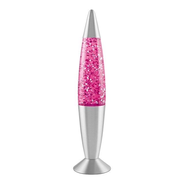 16" Pink Glitter Lamp - Lava Lamp Shape 16" Pink Glitter Lamp - Lava Lamp Shape
