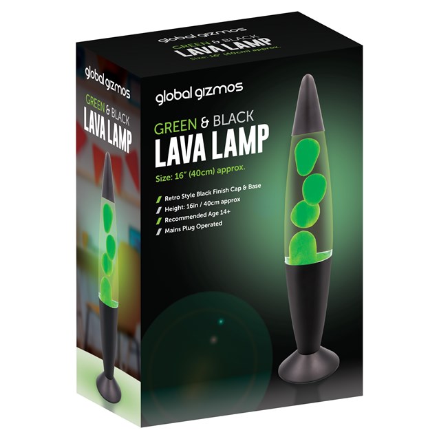 16" Lava Lamp-Green wax & Black base 16" Lava Lamp-Green wax & Black base