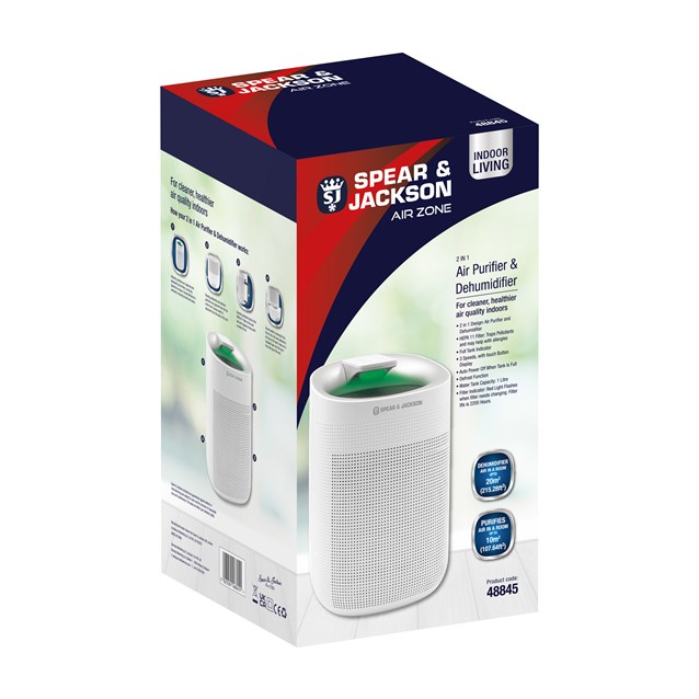 Spear & Jackson 2 in 1 Air Purifier & Dehumidifier Spear & Jackson 2 in 1 Air Purifier & Dehumidifier