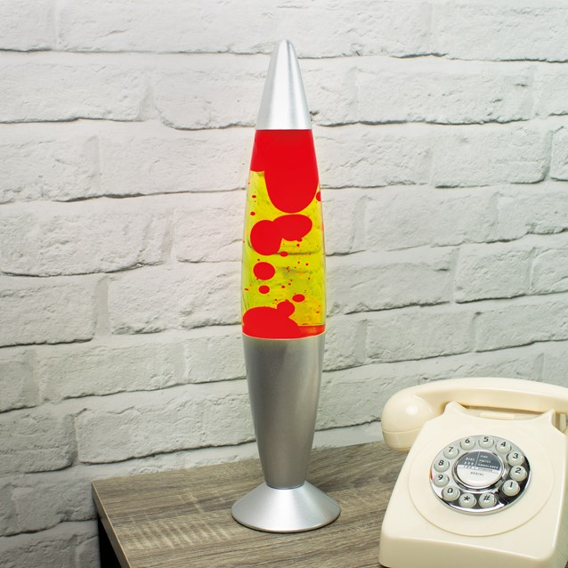 16" Lava Lamp-Yellow Liquid & Red Wax 16" Lava Lamp-Yellow Liquid & Red Wax