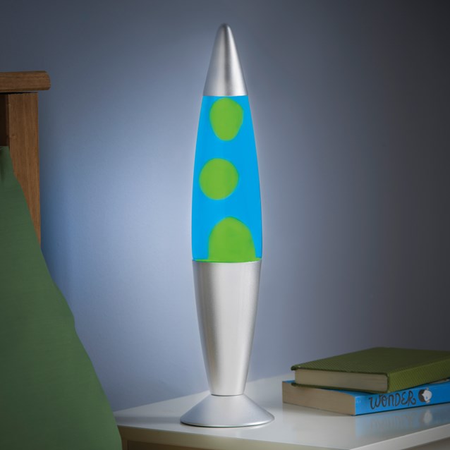 16" Lava Lamp-Blue Liquid & Green Wax 16" Lava Lamp-Blue Liquid & Green Wax