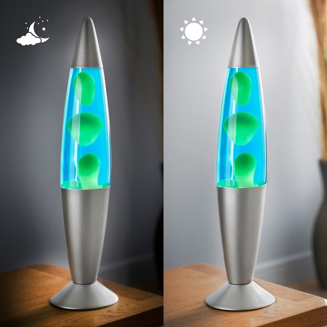 16" Lava Lamp-Blue Liquid & Green Wax 16" Lava Lamp-Blue Liquid & Green Wax