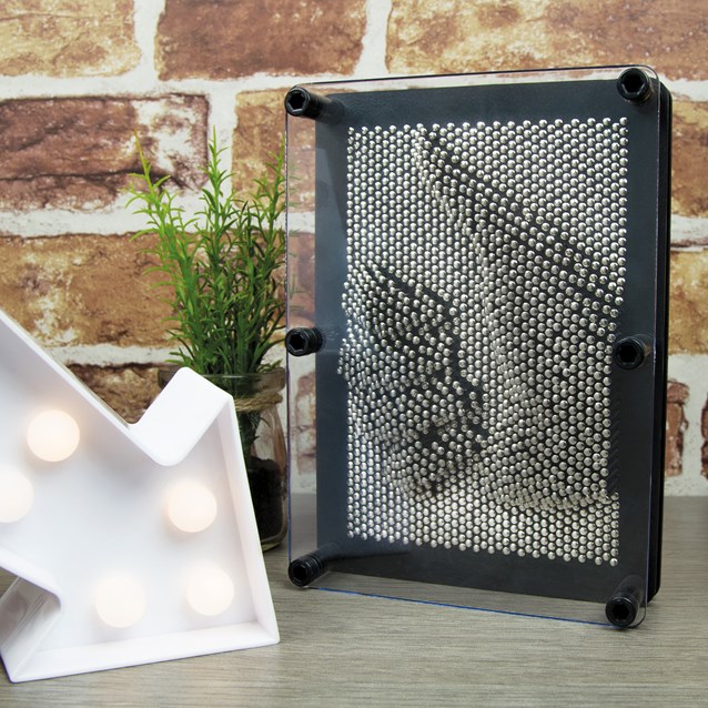 Pin Art Gadget - 7x5" Metal Pin Art Gadget - 7x5" Metal