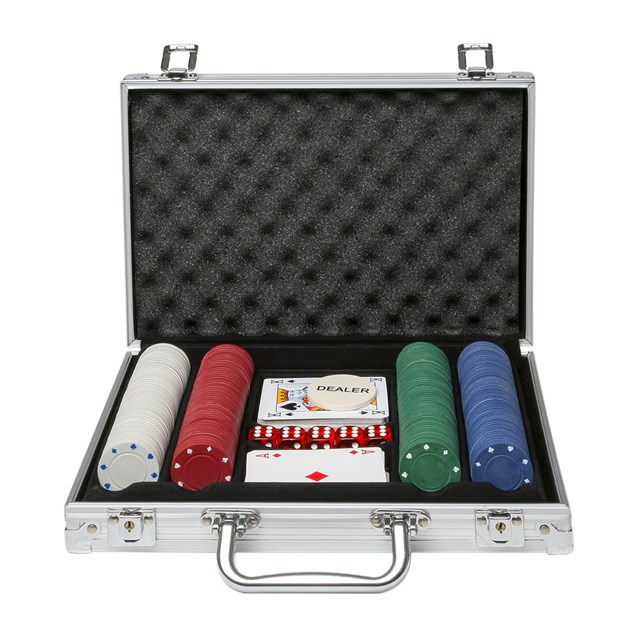 200pc Poker Set In Aluminium Case